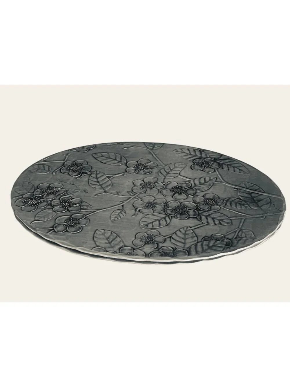 Wendell August Forge Trivets Dogwood Blossom Aluminum Oval 9.25